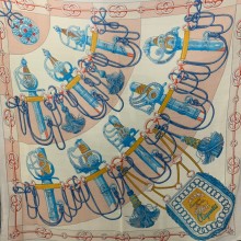 Hermes Cashmere Silk Scarf 100x100cm 01 2022