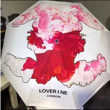 Loverine Print Umbrella White 2018