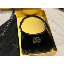Dolce & Gabbana 3.5 shoulder bag in patent leather black 2024