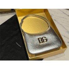 Dolce & Gabbana 3.5 shoulder bag in calfskin silver 2024