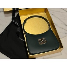 Dolce & Gabbana 3.5 shoulder bag in calfskin dark green 2024