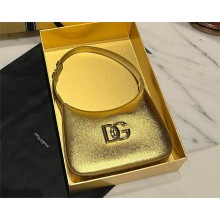 Dolce & Gabbana 3.5 shoulder bag in calfskin gold 2024
