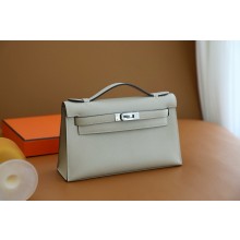 Hermès mini Kelly Pochette in epsom leather trench(full handmade)