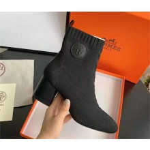 Hermes Volver 60 ankle boot in knit black 2023