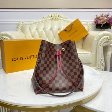 louis vuitton NéoNoé MM bucket bag N40214 cherry berry
