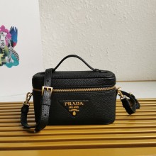 PRADA Leather mini-bag 1BH202 black 2023