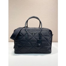 PRADA Quilted Re-Nylon travel bag 2VA009 BLACK 2023