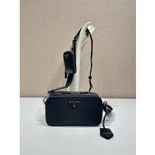 PRADA BLACK RE-NYLON SHOULDER BAG 1BH197 2023
