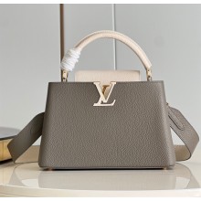 louis vuitton Taurillon leather Capucines MM m21296