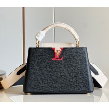 louis vuitton Taurillon leather Capucines bb m21043
