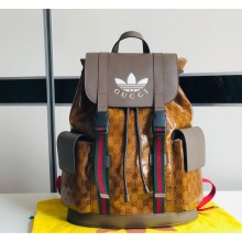 adidas x Gucci backpack beige and brown 495563 2022