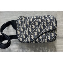 Dior Oblique Jacquard Saddle Belt Bag 2022