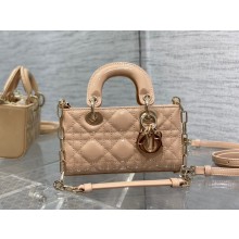 dior Lady D-Joy Micro Bag in patent leather pink 2023