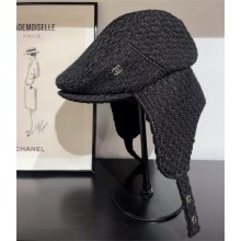 chanel black cap 2024 