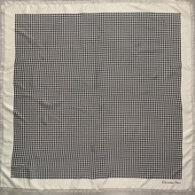 Dior houndstooth silk square Scarf white 2022