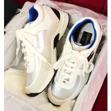 Chanel Calfskin and Fabric Sneakers G33743 Blue 2018