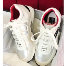 Chanel Calfskin and Fabric Sneakers G33743 Pink 2018