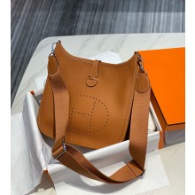 Hermes Evelyne III PM Bag in Togo Leather brown