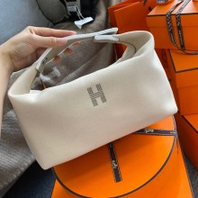 Hermès Bride-A-Brac bag in large size white