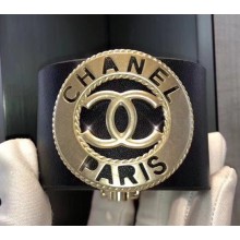 Chanel Lambskin Cuff/Bracelet A58304 Gold/Black 2018