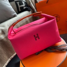 Hermès Bride-A-Brac bag in large size fuchsia pink
