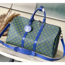LOUIS VUITTON Damier Heritage coated canvas keepall Bandoulière 50 N00161 2025