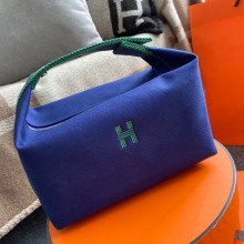 Hermès Bride-A-Brac bag in large size blue