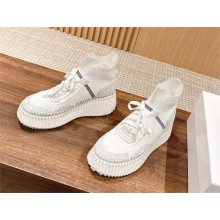 Chloe Nama 80mm platform wedge sneakers 04 2023