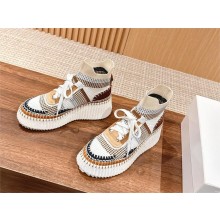 Chloe Nama 80mm platform wedge sneakers 01 2023