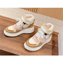 Chloe Nama 80mm platform wedge sneakers 02 2023