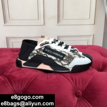 Dolce & Gabbana NS1 women’s Slip On Sneakers In Mixed Materials 2021 53