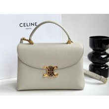 CELINE MEDIUM NINO BAG in SUPPLE CALFSKIN GRAY 2024