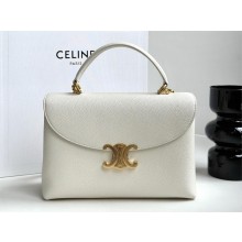 CELINE MEDIUM NINO BAG in SUPPLE CALFSKIN WHITE 2024
