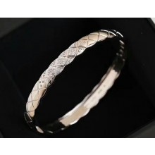 Chanel Coco Crush Bracelet With Diamonds Silver