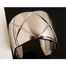 Chanel Coco Crush Cuff Bracelet Silver