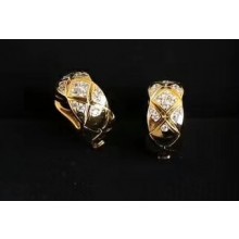 Chanel Coco Crush Earrings With Diamonds Yellow Gold