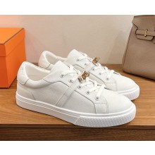 Hermes women/men Kelly buckle Calfskin Day Sneakers 03-2024