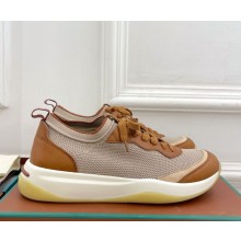 Loro Piana Men's Round-Toe Lace-Up Sneakers 01-2024