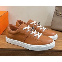 Hermes women/men Kelly buckle Calfskin Day Sneakers 05-2024