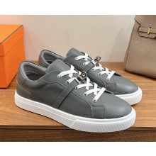 Hermes women/men Kelly buckle Calfskin Day Sneakers 08-2024