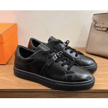 Hermes women/men Kelly buckle Calfskin Day Sneakers 01-2024
