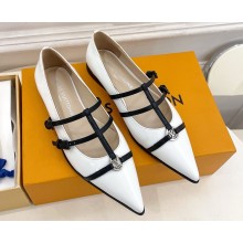 Louis Vuitton 1AGWVX 6AM Ballet flats ECRU patent calfskin leather 2025