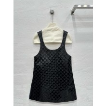 Gucci black GG embossed mini dress 2024 