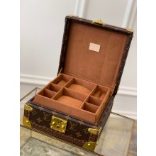 Louis Vuitton Monogram Canvas Coffret Jewelry Box M20040 brown