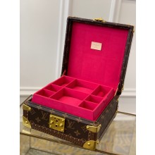 Louis Vuitton Monogram Canvas Coffret Jewelry Box M20040 fuchsia