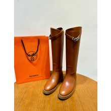 Hermes HONEY boot in calfskin BROWN 2023