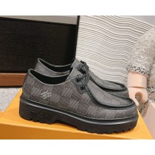 Louis Vuitton women/men 1ADG18 LV Ranger Derby  Graphite Damier grained calf leather 2025
