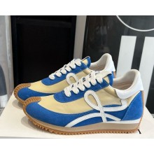 Loewe women/men Flow Runner in nylon and suede 01c-2025