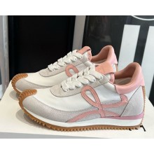 Loewe women/men Flow Runner in nylon and suede 03c-2025