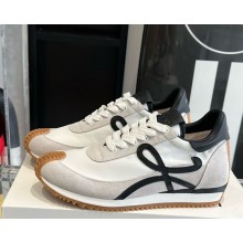 Loewe women/men Flow Runner in nylon and suede 08c-2025